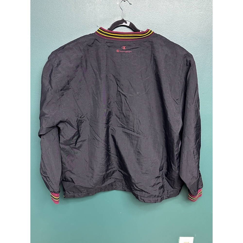 Champion NCAA Minnesota Badgers Black LS Embroidered Pullover Size 2XL - Picture 3 of 4